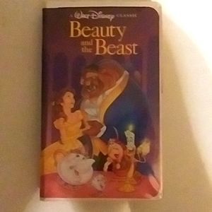 Disney black diamond beauty and the beast vhs